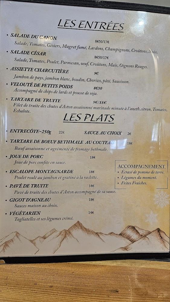 Au canon neo bistrot - Menu Image 1